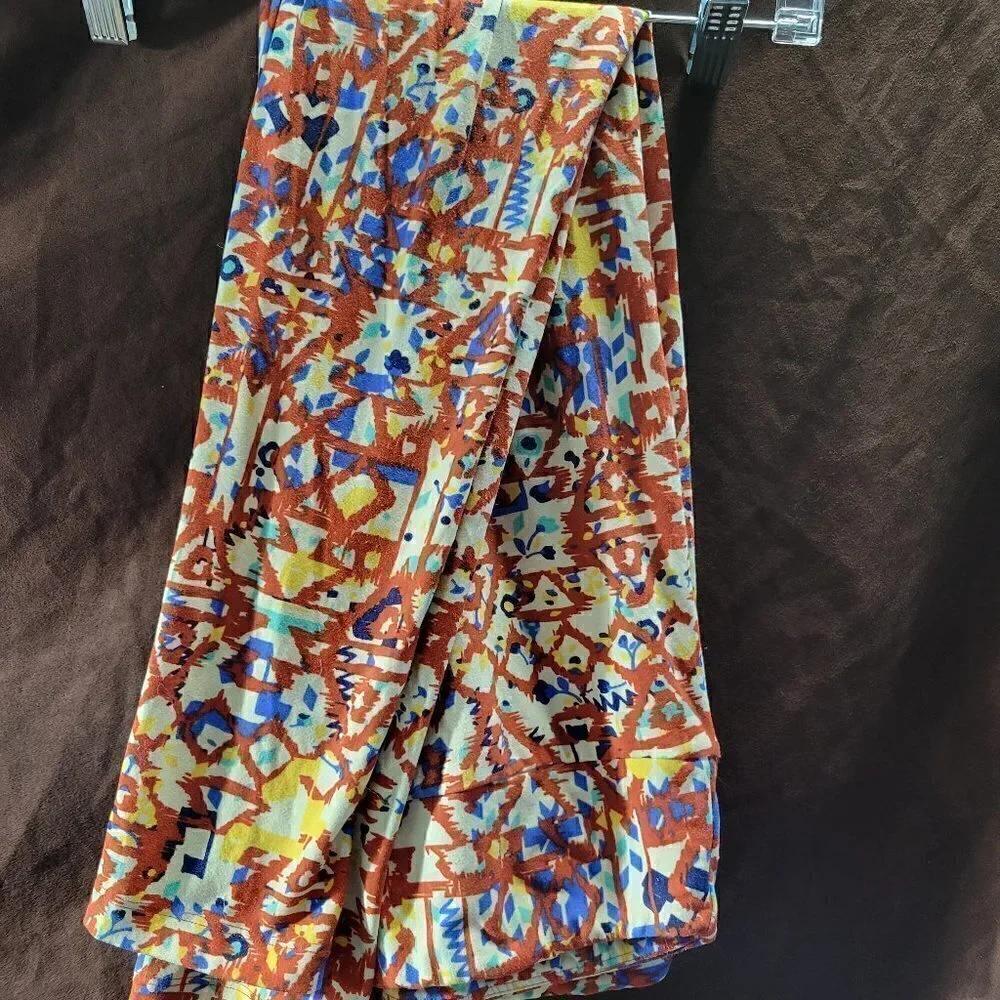 LulaRoe Leggings Funky Multicolored Design One size